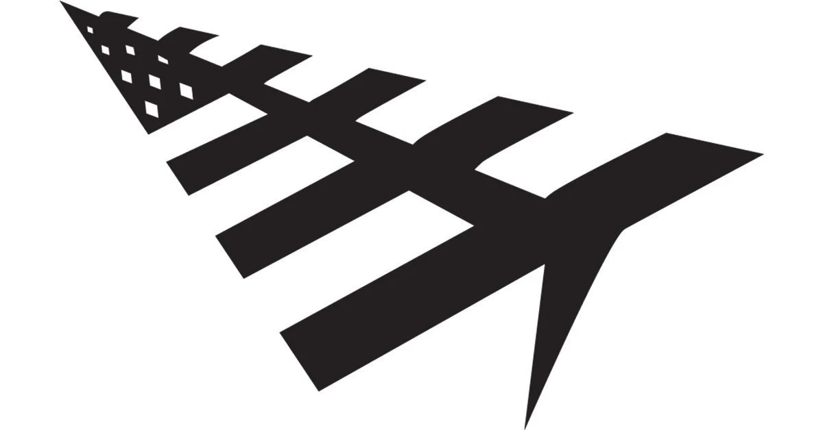 PAPER PLANES logo — a space using a Split-Flap TV display