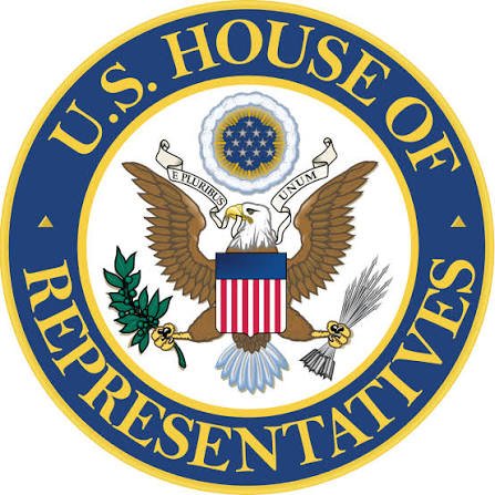 U.S. HOUSE OF REP. logo — a space using a Split-Flap TV display