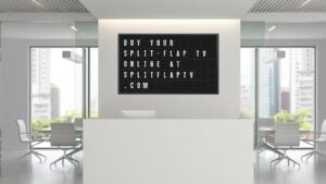 65" Split-Flap TV voor professionele doeleinden