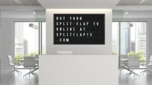70" Split-Flap TV for professional purposes