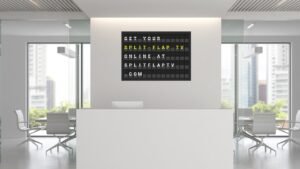 50 Split Flap TV for professional purposes