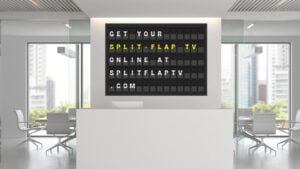 70 Split Flap TV for professional purposes