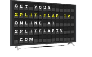 Buy a certified Split Flap TV television