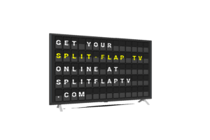 Buy a certified Split Flap TV television