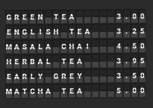 SplitFlapTV pricelist