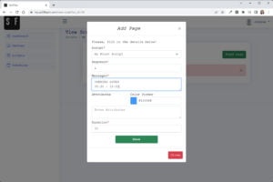 Add Split Flap TV Script Page