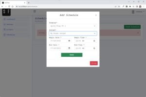 Split Flap TV Schedule script form