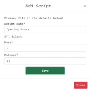 How does Split Flap TV work adding a script