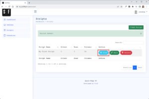 Script created