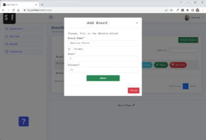 New board form
