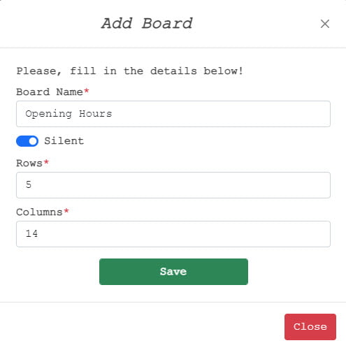 How does Split Flap TV work adding a board with messges