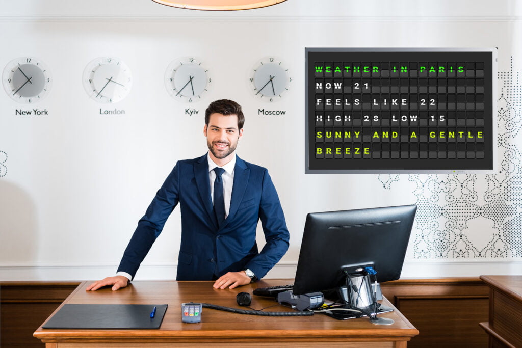 6 ways to impress your guests with Split-Flap TV