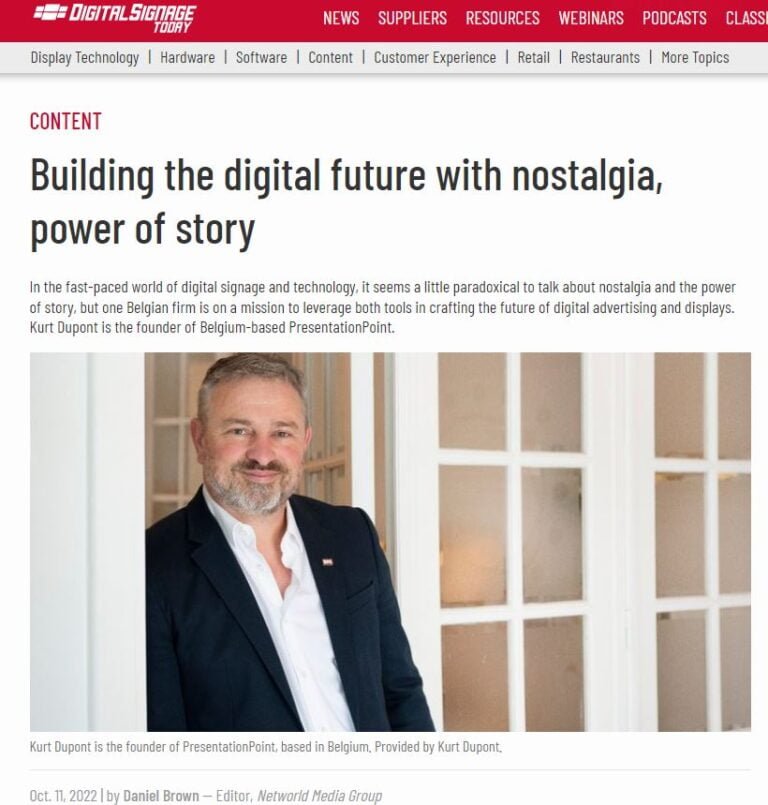 Digital Signage Today Interview of Kurt Dupont, Founder of Split-Flap TV
