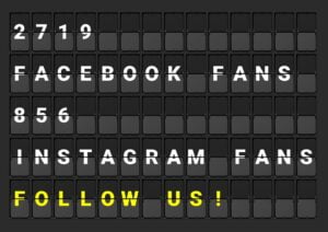 Show real time followers of your social media pages