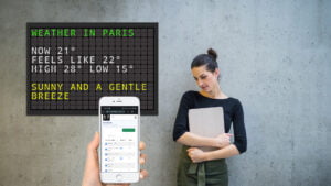 Communicate with Split-Flap TV