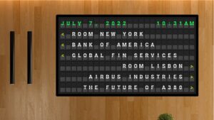 Elevate Your Business with an Old Airport Board Style Display