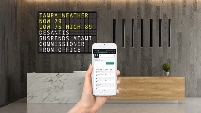 affordable split-flap boards