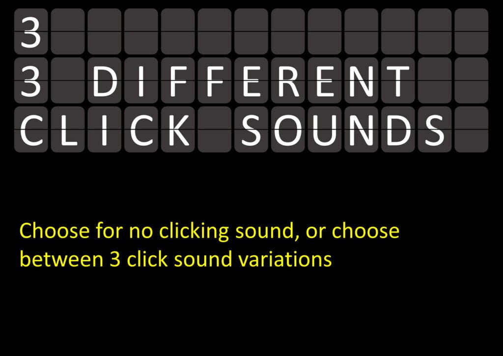 library of clicking sounds