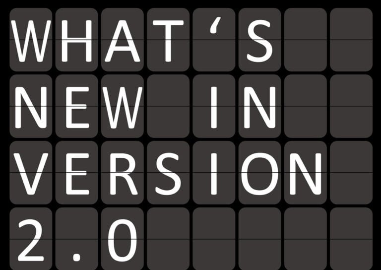 what is new in version 2.0