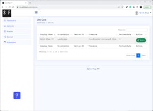 add splitflaptv new device