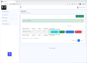 click to manage the messages of a board