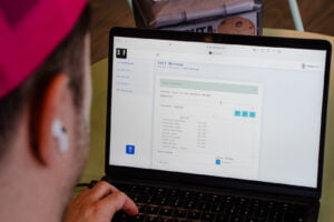 Making changes to the Split Flaps on a computer