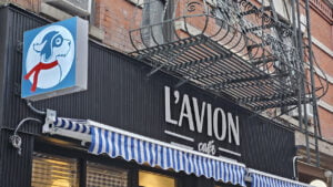 LAvion Café is an aviation theme coffee shop in New York City