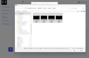 Select the overlay images for uploading