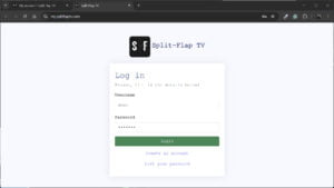 Your login to mysplitflaptvcom