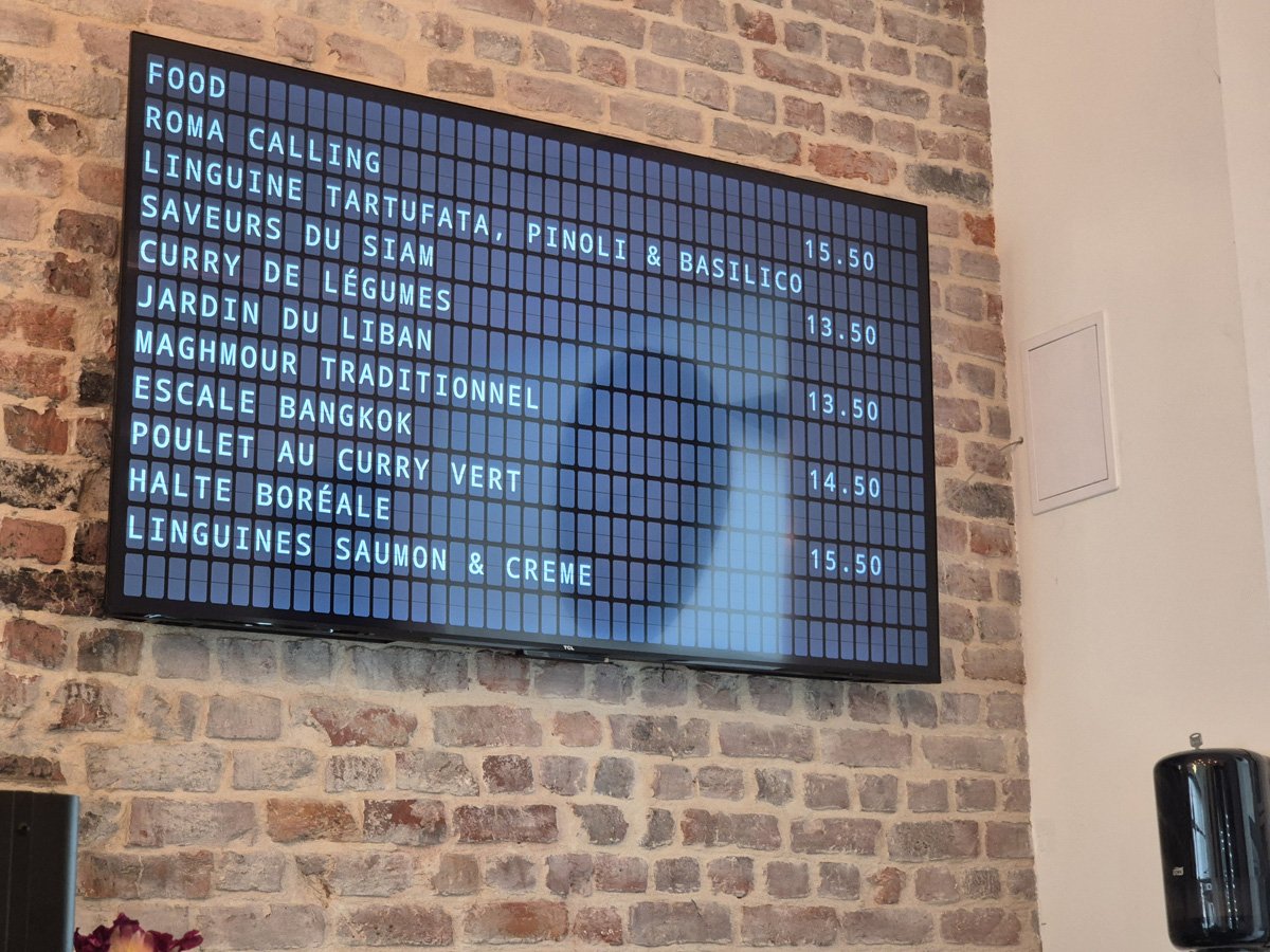 Split Flap TV