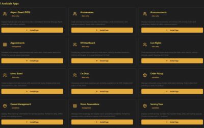 Simplify Digital Signage with the Split-Flap TV App Marketplace