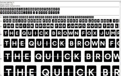 Introducing the Split-Flap Font: A Blast From the Past
