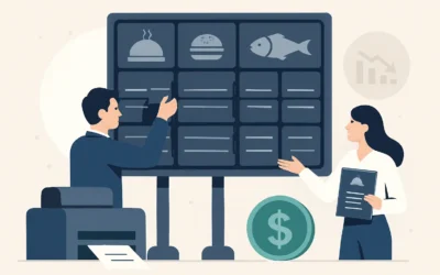 Cut Menu Printing Costs with Split-Flap Screens