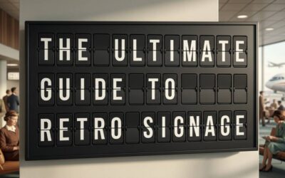 Split Flap Digital Signage That People Notice