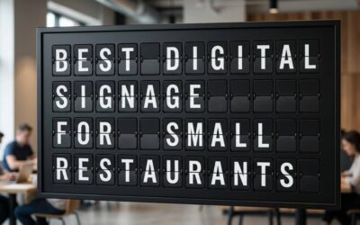 Best Digital Signage for Small Restaurants