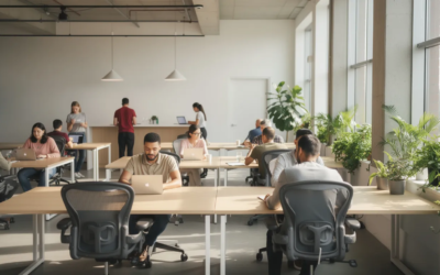Coworking Spaces: How Shared Offices and Split-Flap Style Displays Transform Modern Work