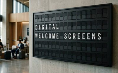 Digital Welcome Screen: Create Powerful First Impressions in Your Lobby