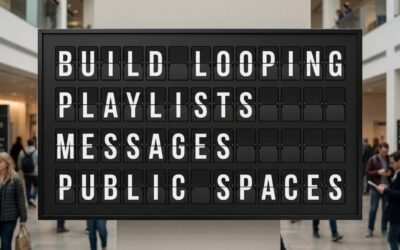 How to Build Looping Message Playlists