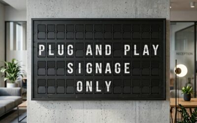 What Makes a Great Plug and Play Signage Kit