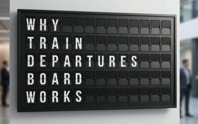 Why a Train Departures Board Still Works