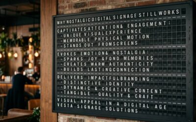 Why Nostalgic Digital Signage Still Works