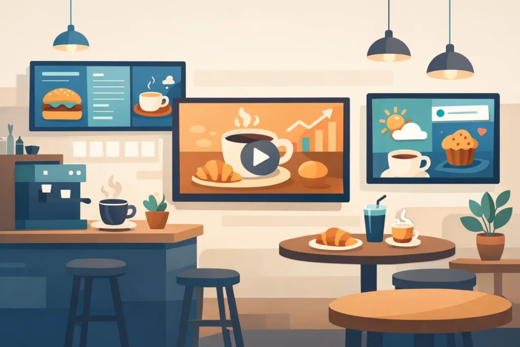 Best Digital Signage Content for Cafes