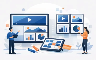 Custom Digital Signage Layouts: Rows and Columns