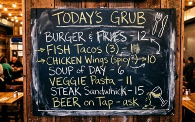 Digital Menu Board vs Printed Menus