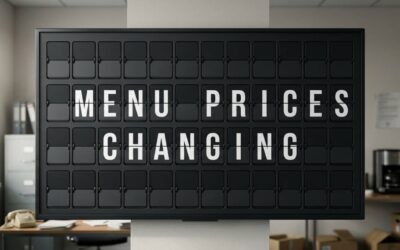 Digital Signage for Changing Menu Prices