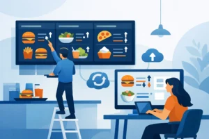 Digital Signage for Changing Menu Prices