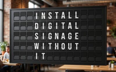 How to Install Digital Signage Without IT