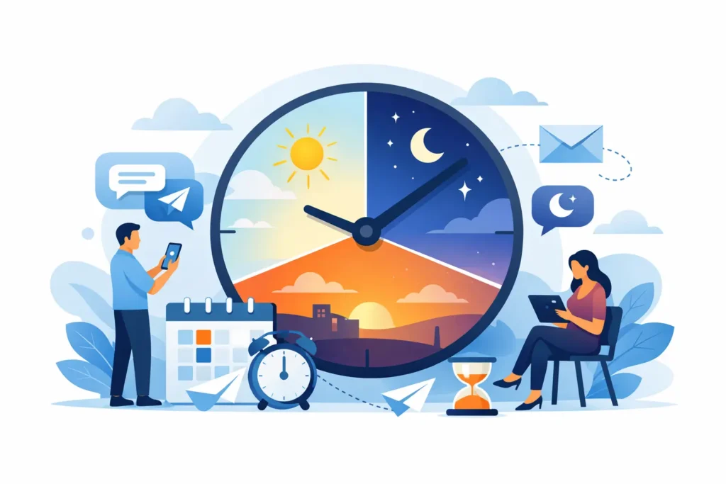 How to Schedule Messages by Time of Day