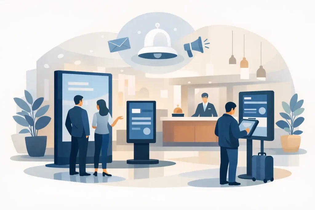 Best Hotel Lobby Message Displays That Get Seen