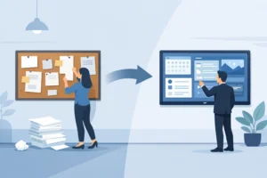 How to Replace Paper Notice Boards